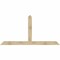 Ekena Millwork Portland Rough Sawn Timber Gable Bracket, Douglas Fir, 96"W x 48"H x 2"D x 6"F, 12/12 Pitch GBW096X48X0206POR00RDF - alternate 1
